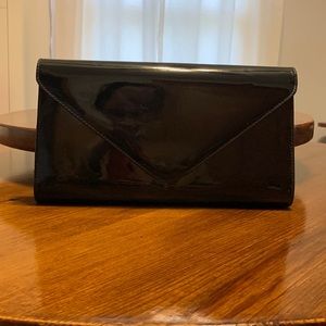 Black Envelope Clutch